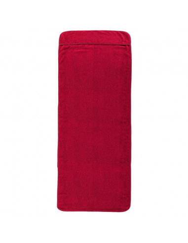 Asciugamani da Spiaggia 4 pz Borgogna 60x135 cm Tessuto 400 GSM