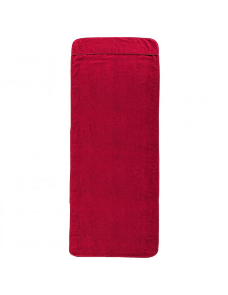 Asciugamani da Spiaggia 4 pz Borgogna 60x135 cm Tessuto 400 GSM