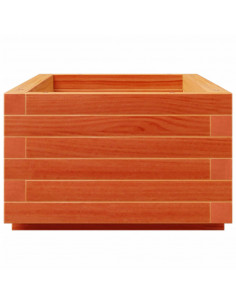 Fioriera Giardino Marrone Cera 90x40x26,5cm Legno Massello Pino