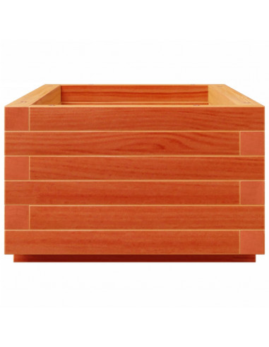 Fioriera Giardino Marrone Cera 90x40x26,5cm Legno Massello Pino