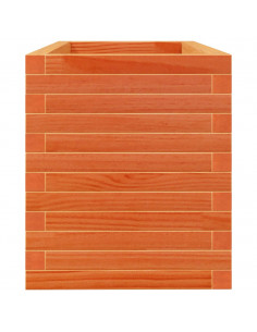 Fioriera Giardino Marrone Cera 90x40x45,5cm Legno Massello Pino