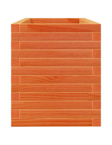 Fioriera Giardino Marrone Cera 90x40x45,5cm Legno Massello Pino