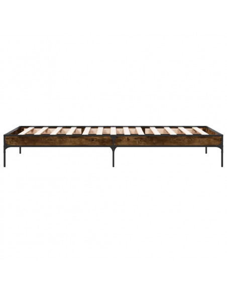 Giroletto Rovere Fumo 75x190 cm in Legno Multistrato e Metallo