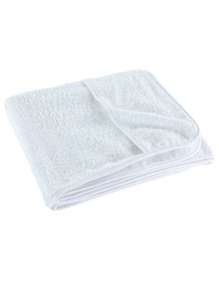 Asciugamani da Spiaggia 4 pz Bianchi 60x135 cm Tessuto 400 GSM