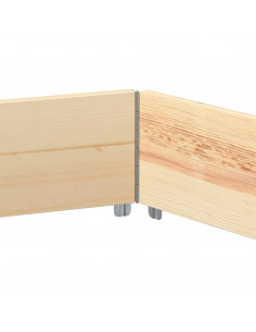 Fioriera Rialzata Esagonale 160x160cm Legno Massello di Pino