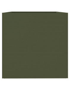 Fioriera Verde Oliva 62x47x46 cm in Acciaio Laminato a Freddo
