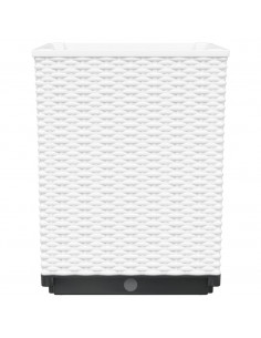 Fioriere 2 pz Bianche 30x30x37 cm in Polipropilene