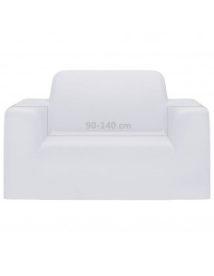 Fodera Elasticizzata per Divano in Jersey di Poliestere Bianco