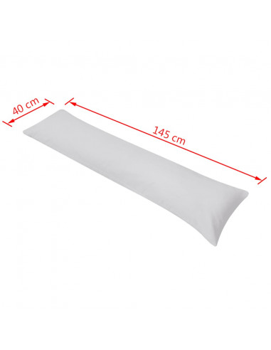 Cuscino per Domire sul Fianco 40x145 cm Grigio