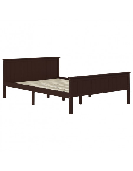 Giroletto Marrone Scuro in Legno Massello di Pino 120x200 cm