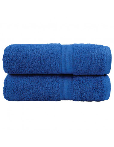 Asciugamani Ospiti 2 pz Blu 30x50 cm 600gsm 100% Cotone