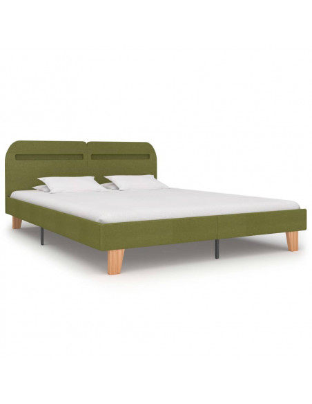 Giroletto con Luci LED Verde in Tessuto 180x200 cm