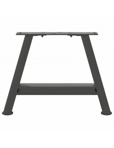 Gambe Tavolino Caffè a A 2 pz Antracite 40x(30-31)cm in Acciaio