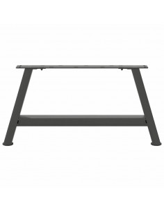 Gambe Tavolino Caffè a A 2 pz Antracite 60x(30-31)cm in Acciaio