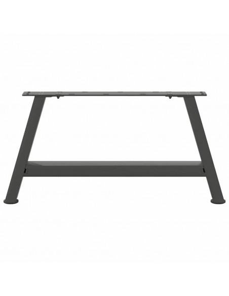 Gambe Tavolino Caffè a A 2 pz Antracite 60x(30-31)cm in Acciaio