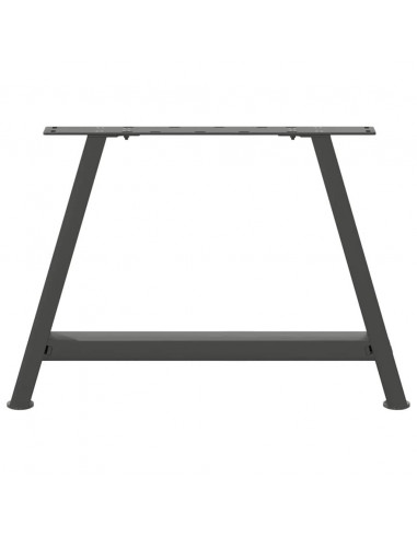 Gambe Tavolino Caffè a A 2 pz Antracite 70x(42-43)cm in Acciaio