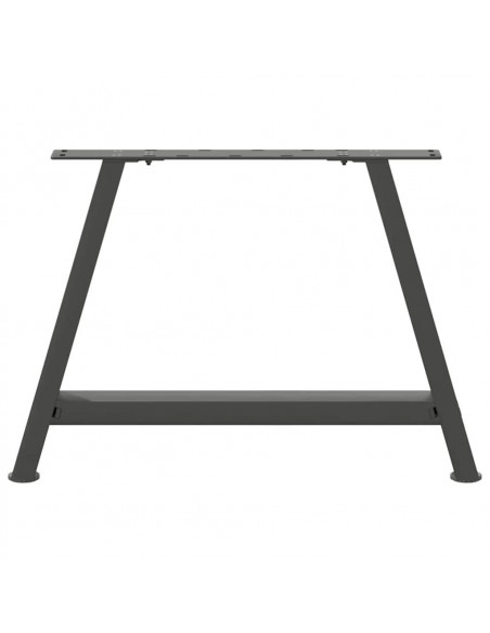 Gambe Tavolino Caffè a A 2 pz Antracite 70x(42-43)cm in Acciaio