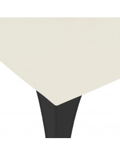 Gazebo con Tetto Doppio Crema 3,98x2,98 m in Acciaio