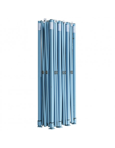 Gazebo Pieghevole Pop-Up 3x9 m Blu