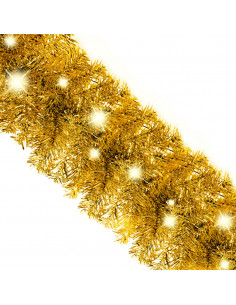 Ghirlanda Natalizia con Luci a LED 20 m Oro