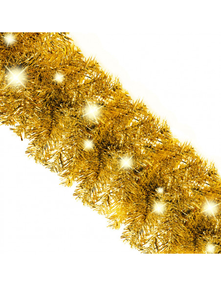 Ghirlanda Natalizia con Luci a LED 20 m Oro