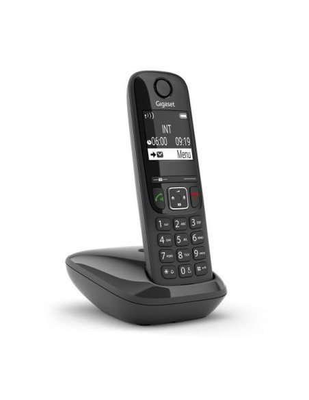 Gigaset AS690 Telefono analogico/DECT Identificatore di chiamata Nero