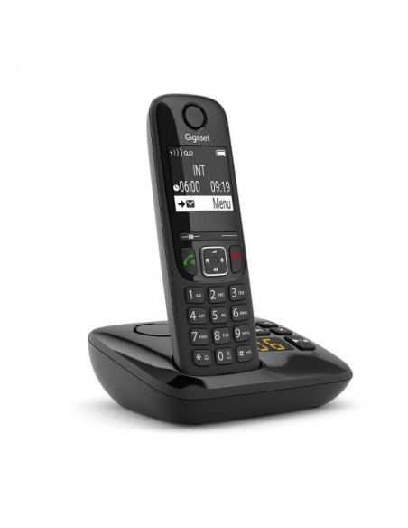 Gigaset AS690A Telefono analogico/DECT Identificatore di chiamata Nero