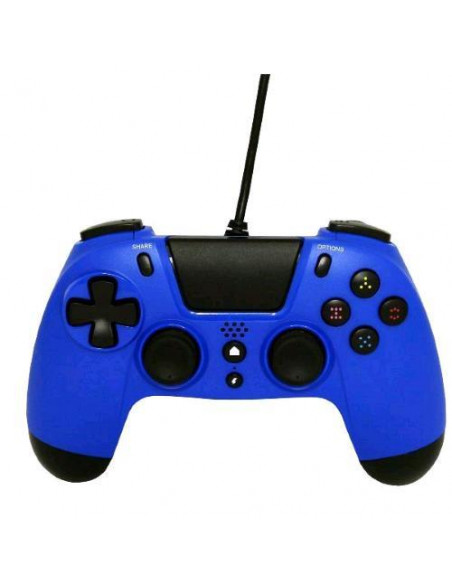 GIOTECK VX4 PS4 PC GAMEPAD CON CAVO BLUE