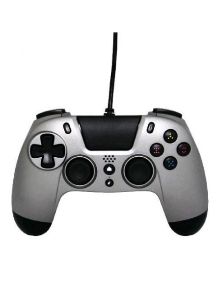 GIOTECK VX4 PS4 PC GAMEPAD CON CAVO TITANIO