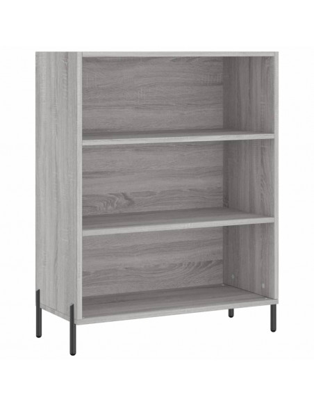 Credenza Grigio Sonoma 69,5x34x180 cm in Legno Multistrato