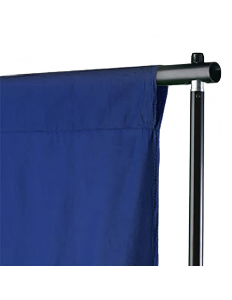 Fondale in Cotone Blu 500x300 cm Chiave Cromatica