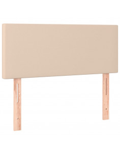 Giroletto a Molle con Materasso Cappuccino 90x190 cm Similpelle