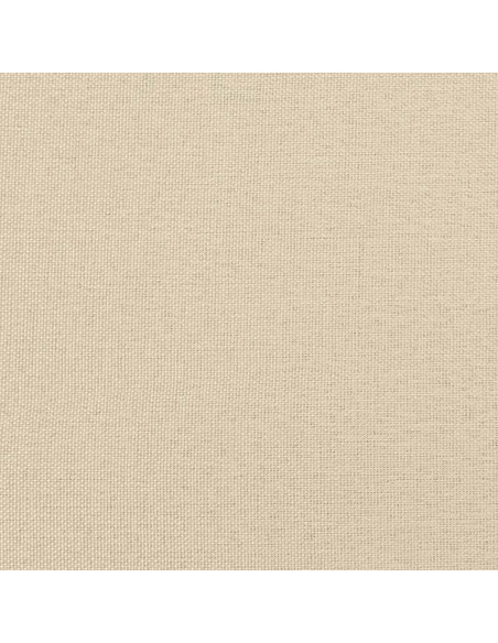 Giroletto a Molle con Materasso Crema 120x200 cm in Tessuto