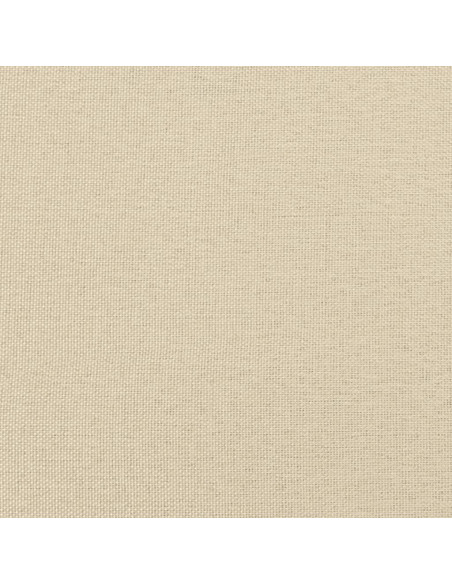 Giroletto a Molle con Materasso Crema 180x200 cm in Tessuto