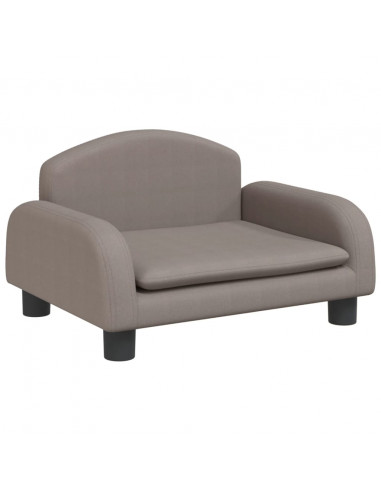 Lettino per Cani Tortora 50x40x30 cm in Tessuto