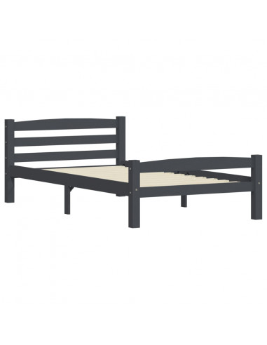 Giroletto Grigio Scuro in Legno Massello di Pino 100x200 cm