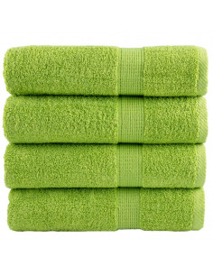 Asciugamani da Doccia 4 pz Mela 70x140 cm 600 g/m² 100% Cotone 2