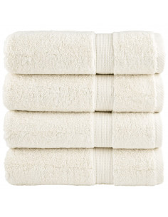 Asciugamani da Bagno 2 pz Verdi 100x150 cm 600 g/m² 100% Cotone 2