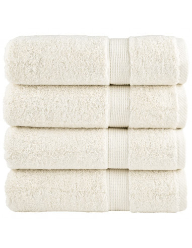 Asciugamani da Bagno 2 pz Verdi 100x150 cm 600 g/m² 100% Cotone