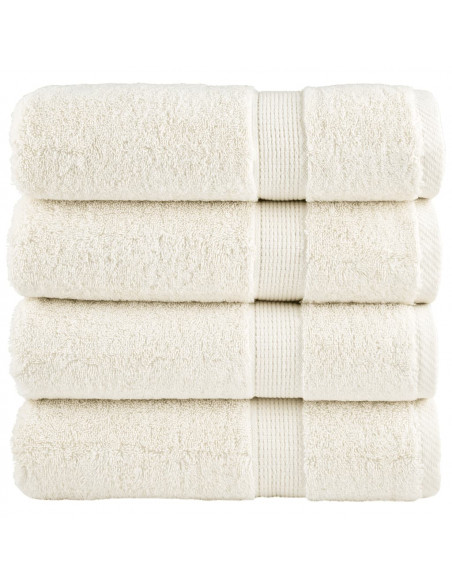 Asciugamani da Bagno 2 pz Verdi 100x150 cm 600 g/m² 100% Cotone