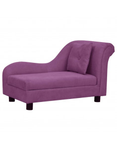 Divano per Cani con Cuscino Borgogna 83x44x44 cm in Peluche 2