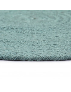 Tovagliette 6 pz Grigio Neutro 38 cm Rotonde in Cotone 2