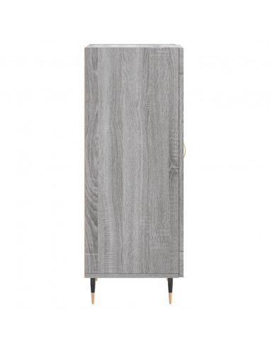 Credenza Grigio Sonoma 34,5x34x90 cm in Legno Multistrato
