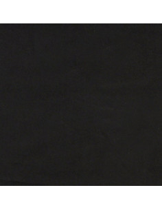 Giroletto a Molle con Materasso Nero 140x190 cm in Velluto