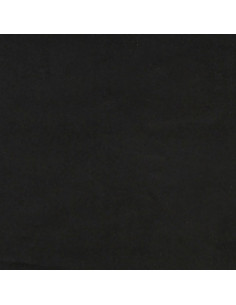 Giroletto a Molle con Materasso Nero 140x200 cm in Velluto