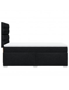 Giroletto a Molle con Materasso Nero 80x200 cm inTessuto