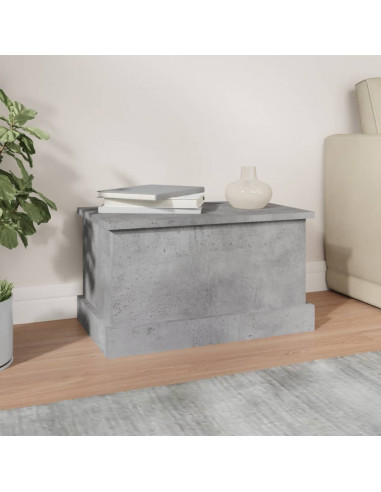 Contenitore Grigio Cemento 50x30x28 cm in Legno Multistrato