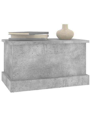 Contenitore Grigio Cemento 50x30x28 cm in Legno Multistrato