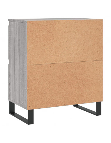 Credenze 3 pz Grigio Sonoma in Legno Multistrato
