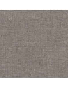 Giroletto a Molle con Materasso Tortora 140x200 cm in Tessuto